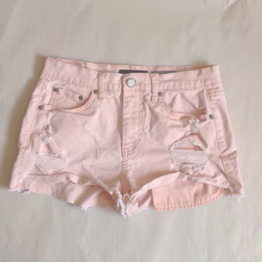 Aeropostale pastel pink "High waisted Shorty" shorts Size 8